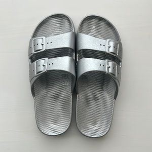 Freedom Moses Silver Sandals